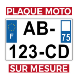 KUSTOM STORE MOTORCYCLES - KS - PLAQUE D'IMMATRICULATION MOTO SUR MESURE - PLEXI