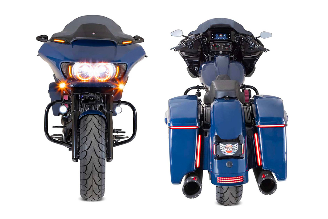 ROAD GLIDE customisé avant arrière